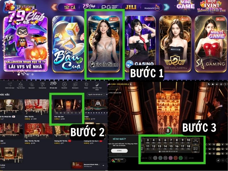 minh hoa 03 buoc xoc dia an tien tai 79club